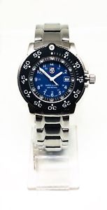 【貨物輸送無料】ウオッチ ご覧なさる ダイビングレディーススイスクォーツムーブメントreloj de buceo luminox damas 7104, movimiento de cuarzo suizo, fecha de presentacin