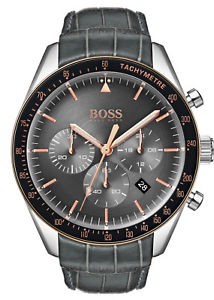 【貨物輸送無料】ウオッチ ご覧なさる ボスマントロフィークロノアラームクロノグラフboss reloj hombre crongrafo trophy chrono 1513628