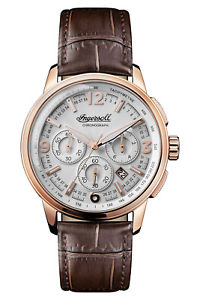 【貨物輸送無料】ウオッチ 御覧になる ナイツクロノグラフリージェントクロノingersoll caballeroschronograph the regent chrono i00101 腕時計-男女兼用腕時計