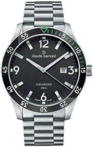 【貨物輸送無料】ウオッチ ご覧なさる クロードベルナールスポーツアラームclaude bernard sporting soul aquarider date reloj hombre 53008 3nvm nv