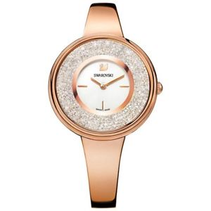 【貨物輸送無料】ウオッチ ご覧なさる スワロフスキーピンクゴールドコーティングスチールnuevo anuncioreloj swarovski crystalline pure acero revestimiento oro rosa 5269250