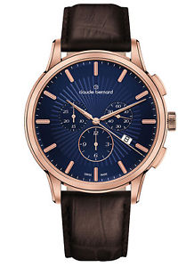 【貨物輸送無料】ウオッチ ご覧なさる クロードベルナールクラシッククロノグラフクォーツclaude bernard classic chronograph fecha cuarzo 10237 37r buir