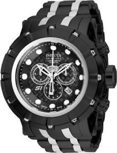 【貨物輸送無料】ウオッチ ご覧なさる アナログスイスクオーツステンレス16760 invicta54粍 hombres reserve negro cuarzo suizo analogico reloj acero