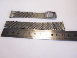 【送料無料】腕時計 ウォッチ ビンテージオリジナルステンレスメッシュブレスレットoriginal vintage iwc mesh pulsera acero inoxidable hermosas estado 18,6mm|hokushin