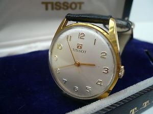 【貨物輸送無料】ウオッチ ご覧なさる ティソマニュアルreloj de pulsera tissot, caballeros, manual de viento, chapado en oro