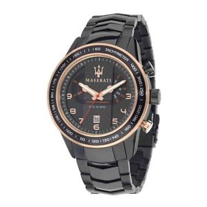【貨物輸送無料】ウオッチ ご覧なさる クロノグラフマセラティマセラティコルサカサorologio cronografo maserati corsa r8873610002 cassa e cintrurino acciaio pvd