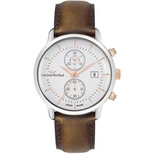 【貨物輸送無料】ウオッチ 御覧になる クロックグランヴィルレザーブラウンスイスクロノreloj de hombre lucien rochat granville r0471606002 chrono cuero brown swiss 腕時計-男女兼用腕時計