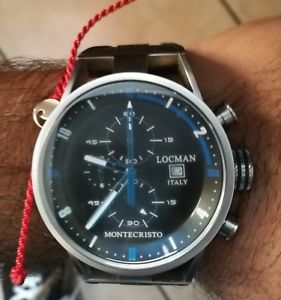 【貨物輸送無料】ウオッチ ご覧なさる モンテクリストチタンクロノグラフスポーツオロロジオlocman montecristo 510 titanium aisi 316 orologio cronografo sport
