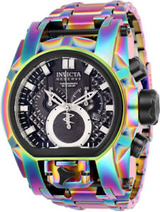【貨物輸送無料】ウオッチ ご覧なさる リザーブクロノグラフトーンステンレススチール25212 invicta hombres reserve crongrafo iridiscente tono reloj acero inoxidable