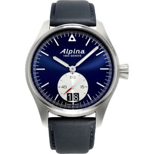 【送料無料】腕時計　ウォッチ　シミエールパイロットalpina startimer piloto grande fecha reloj con cuadrante azulal280ns4s6 nuevo sin uso