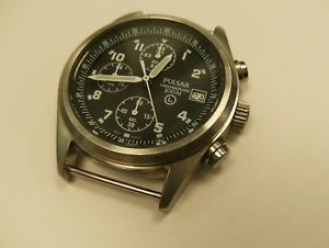 【貨物輸送無料】ウオッチ ご覧なさる パイロットクロノグラフアラームキーraf pilotos crongrafo reloj pulsar generacin 1 2008