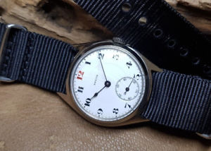 【貨物輸送無料】ウオッチ ご覧なさる ゼニスフィールドraro wwi zenith militar reloj de hombre esfera de esmalte blanco