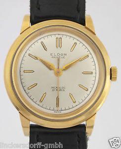 【貨物輸送無料】ウオッチ ご覧なさる ジュネーブデザイナーナイツeldor geneve designer doubl caballerosreloj de pulsera aprox 60er aos