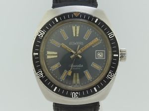 【送料無料】腕時計　ウォッチ　ビンテージダイバーduward aquastar 70&rsquo;s vintage diver 20atm automatic｜hokushin