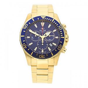 【送料無料】腕時計　ウォッチ　ジャガーアラームメッキゴールドクロノグラフjaguar reloj hombre j8642 gold chapados chronograph｜hokushin