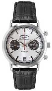 【送料無料】腕時計　ウォッチ　ロータリーメンズブラックレザークロノベルトrotary mens vengador de cuero negro chrono correa gs9013006 relojes 6｜hokushin