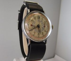 【送料無料】腕時計　ウォッチ　ビンテージトリガークロノグラフキャリバーレビューe420 vintage 3 gatillo chronograph calibre 8 completamente revisin buen estado
