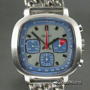 【送料無料】腕時計　ウォッチ　クロノグラフメンズスポーツexactus 12 horas chronograph valjoux 7736 41 mm mens sport watch 1969