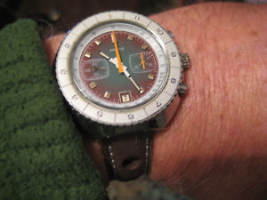【送料無料】腕時計　ウォッチ　ヴィンテージクロノグラフvintage chronograph valjoux 7734 excellent
