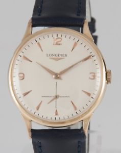 【送料無料】腕時計　ウォッチ　ビンテージイエローゴールドｋlongines vintage 34mm yellow gold 18k year 1959 caliber 1268z