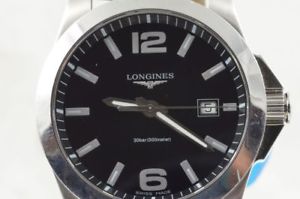【送料無料】腕時計　ウォッチ　アラームクオーツスチールペーパートップlongines conquest seores reloj quartz acero l36594 papeles top estado 41mm
