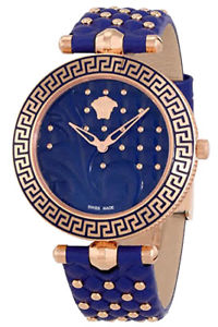 【送料無料】腕時計　ウォッチ　アラームレザーversce reloj mujer vk7740017 vanitas reloj pulsera de cuero nuevo 100,089円
