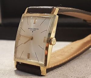 【送料無料】腕時計　ウォッチ　ボーメメルシエｋバージョンbaume amp; mercier elipse dame or jaune 18k mcanique vers 1970