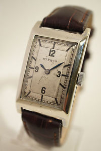 【送料無料】腕時計　ウォッチ　グランデボンeterna grande taille en acier, bon tat, annes 40