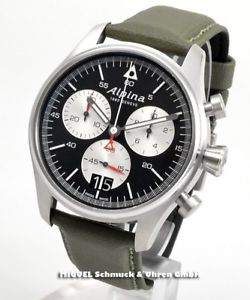 【送料無料】腕時計　ウォッチ　シミエールセブンシーズパイロットクロノグラフアラームalpina startimer piloto chronograph nuevo reloj hombre 109,990円