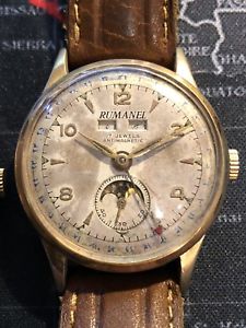 【送料無料】腕時計　ウォッチ　トリプルreloj de pulsera triple fecha fase lunar rumanel