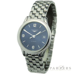 【送料無料】腕時計 ウォッチ ステンレススチールreloj de pulsera longines buque insignia de automtico de acero inoxidable l47744964 que data de 2014