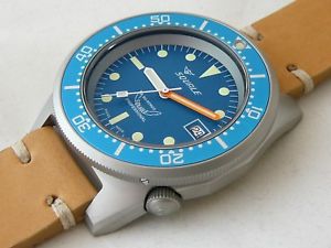 【送料無料】腕時計　ウォッチ　プロフェッショナルメートルペレsquale professional ocean 500mt acciaio sabbiato, cinturino pelle｜hokushin