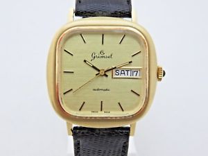 【送料無料】腕時計　ウォッチ　ゴールドボックスペーパーgrimsel daydate in oro 18 kt orologio uomo 34 mm automatic box amp; papers 1978｜hokushin