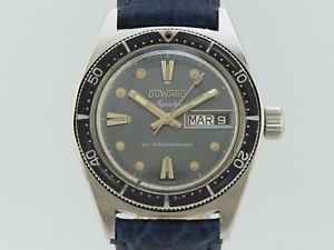 【送料無料】腕時計　ウォッチ　クストービンテージダイバーduward aquastar vintage diver from duward cousteau manual winding 1346｜hokushin
