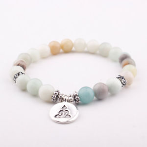 【送料無料】ブレスレット　アクセサリ―　smde38612 handgelenkロータスnaturlicheアマゾナイトsm de38612 handgelenk lotus naturliche amazonite meditation trendy