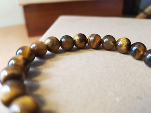 【送料無料】ブレスレット　アクセサリ―　8mmtiger eye bracelet natural stone 8mm