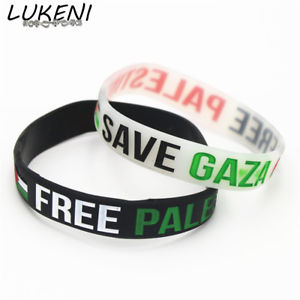 【送料無料】ブレスレット　アクセサリ―　ガザパレスチナブレスレットシリコーンブレスレットsm fr39514 gaza, palestine bracelet silicone bracelets casualsporty