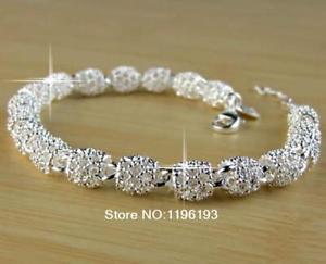 【送料無料】ブレスレット　アクセサリ―　asfr32772balle 925 entiersパールchainecristalブレスレットas fr32772 femmes balle 925 entiers perle argent chaine plaque cristal bra