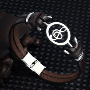 【送料無料】ブレスレット　アクセサリ―　smde36274シュタールmusiknotentrendigesm de36274 stahl musiknoten fur trendige manner