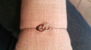 【送料無料】ブレスレット アクセサリ― ラインストーンステンレスnice bracelet small chain small rhinestone and handcuffs stainless steel