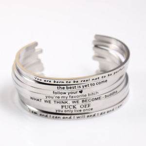 【送料無料】ブレスレット　アクセサリ―　as fr50285 bijoux personnaliser inspiree en acier inoxydable 316 en metal unise