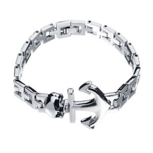 【送料無料】ブレスレット　アクセサリ―　asfr35218en alliage deancreジルコンas fr35218 bijoux en alliage de zinc bracelets crane ancre bracelet zircon char