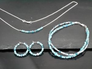 【送料無料】ブレスレット　アクセサリ―　ガラストルコネックレスブレスレットイアリング