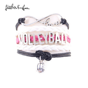 【送料無料】ブレスレット　アクセサリ―　smde37742 unendlicheリーベバレーボールcharmeレーダーラップsm de37742 unendliche liebe volleyball charme leder wrap classic
