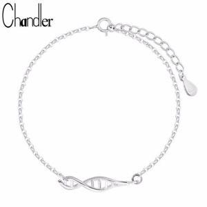 【送料無料】ブレスレット　アクセサリ―　デas de38681 925 sterlingsilber dna biologie fur deauen metall kettenverbindungs
