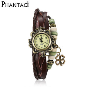 【送料無料】ブレスレット　アクセサリ―　ビンテージラップブレスレットメタas fr35256 vintage infinity wrap charm bracelets trefle en alliage de zinc meta