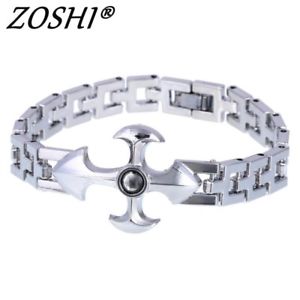 【送料無料】ブレスレット　アクセサリ―　アルジェントブレスレットパンクsm fr36587 couleur argent acier inoxydable bracelet punk masculin
