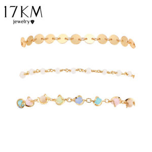 【送料無料】ブレスレット　アクセサリ―　マルチカラーセットレas fr50213 multicolor forme irreguliere paillettes set pour les femmes boho fem
