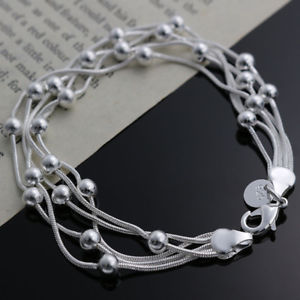 【送料無料】ブレスレット　アクセサリ―　レsm fr37813 les modeles argente cinq fils casualsporty