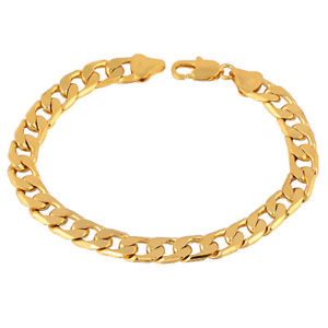【送料無料】ブレスレット アクセサリ― デチェーンsm de33535 gelb gold plated farbe posh curb chain trendy